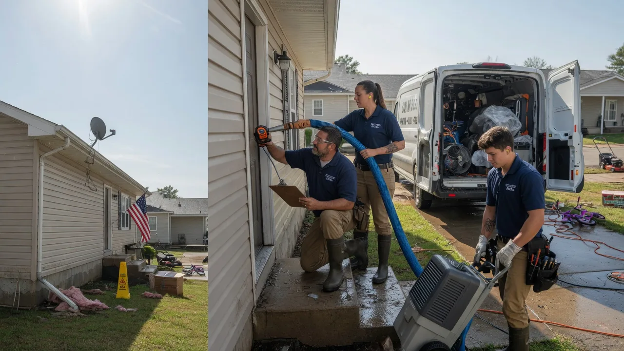 Ceiling Water Damage Restoration in Fairmount, GA near me